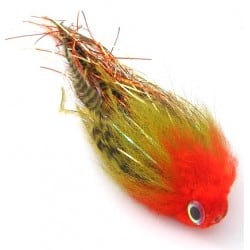 Mouche à brochet tube fly VISION Red head sheep