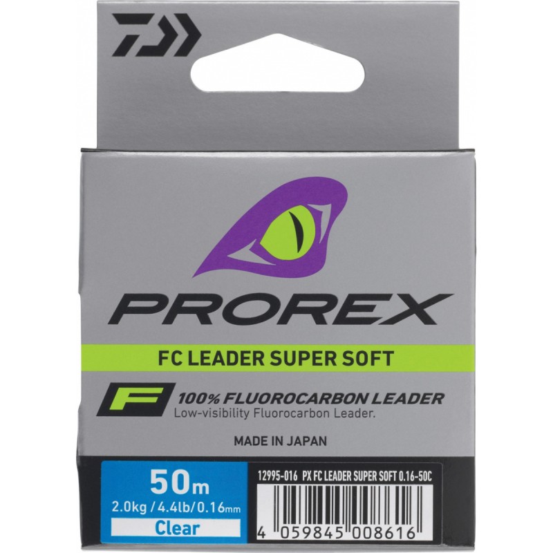 Fluorocarbone Daiwa Prorex FC Leader Super Soft 50 m