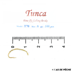 Hameçons nymphe Tunca T70 par 100
