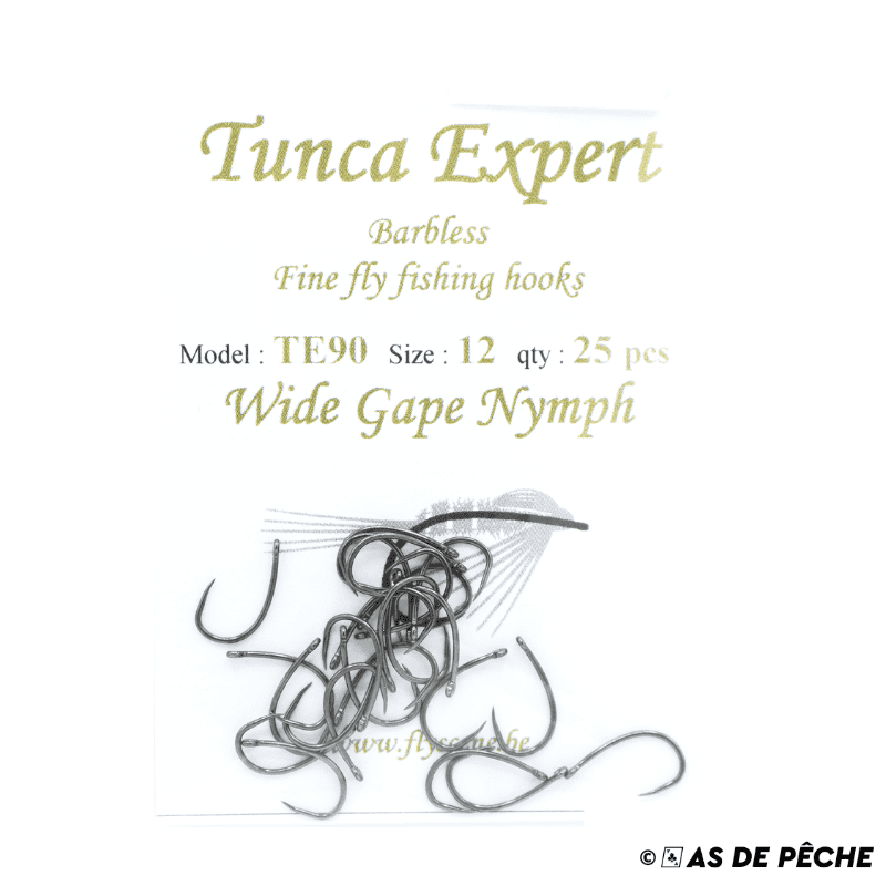 Hameçon spécial blob TUNCA EXPERT Wide gape nymph TE90