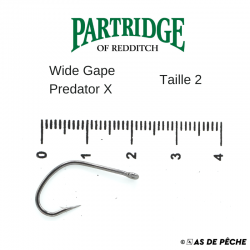 Hameçons Partridge Wide Gape Predator