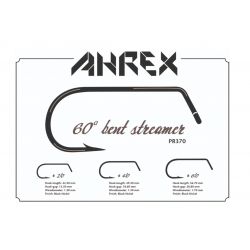 Hameçons Ahrex PR370 60 degré Bent Streamer