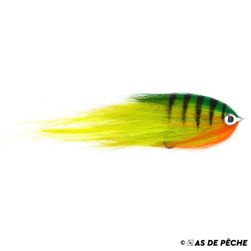 Streamer brochet SPE articulé pour la pêche du brochet à la mouche