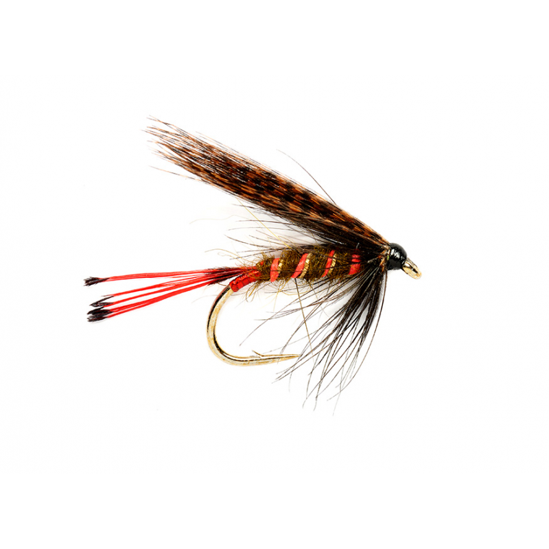 Mouche noyée Doc's red ribbed sooty