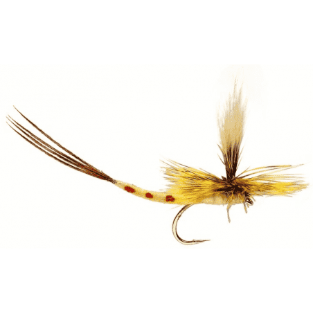 Mouches Sèches Cahill Parachute - Lot De 4 Pour Pêche à La Truite - Imitation éphémères Claires