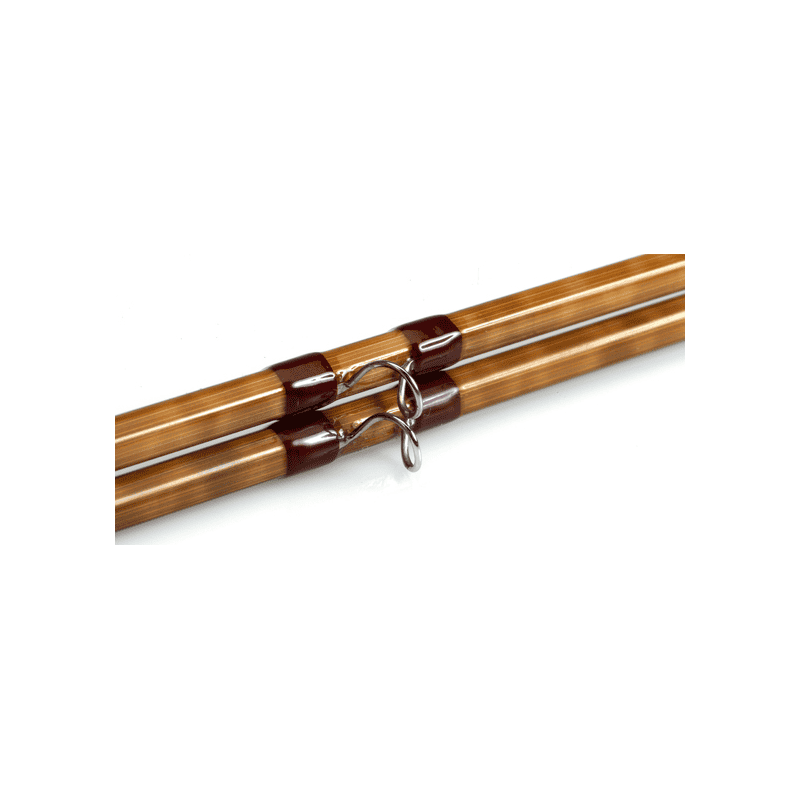 Canne à mouche en bambou zhurod 7'0  #4, avec siège en moulinet en bambou empilé et guide en agate