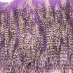 Craft fur rayé violet