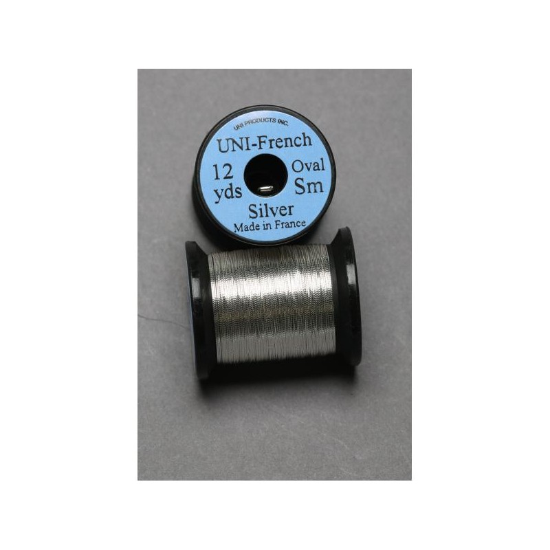 Tinsel oval Uni French argent