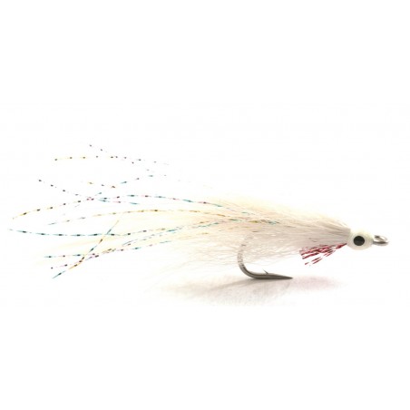 Leurre De Pêche Clouser Umpqua Blanc - Taille 2 - Pour Pêche à La