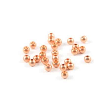 Billes Laiton 2mm Pour Montage De Mouche : 25 Pièces, Poids 0,02g