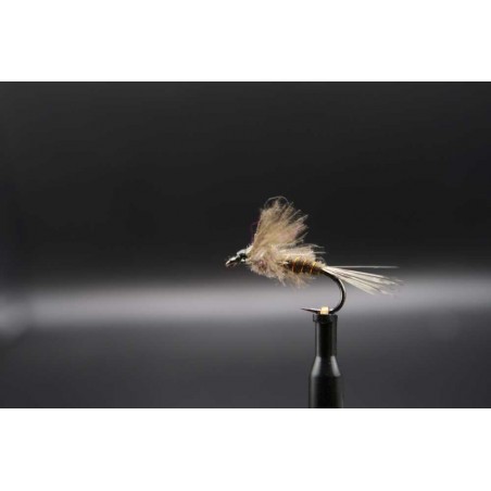 Mouche Sèche Classique Marron - Imitation Mars Grisaille - Pour Pêche à La Truite En Rivière Et Eau Calme