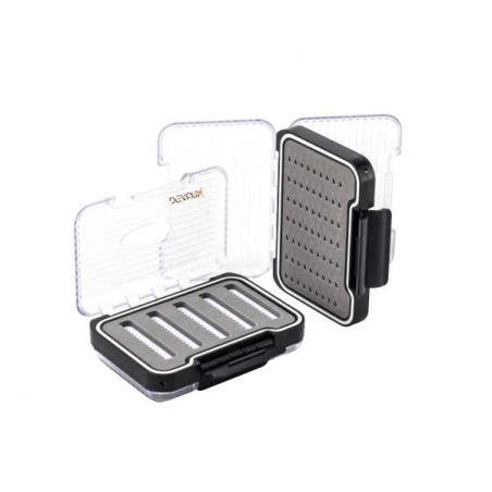 Boite à mouches en argent repoussé de joncs tors P. 17,4 g, Vente aux