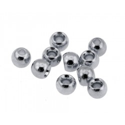 10 billes tungstene argent 5.5mm