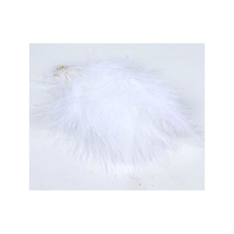 Leque de Plumas Doável de Marabou, Ventilador de Mão Vintage para Festas Temáticas dos Anos