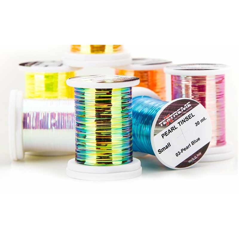 Pearl Tinsel Textreme tinsel nacré montage mouche