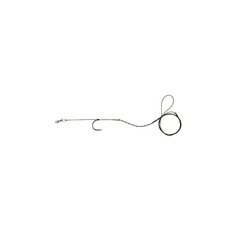 Hameçon tube fly brochet + accroche Wiggle tail