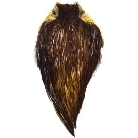 Collo Di Gallo Indiano Giallo Per Mosche Da Pesca – Piume Secche Di Alta Qualità - 4