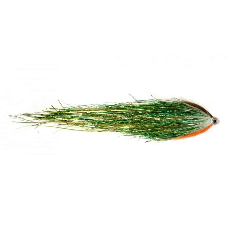 Mouche à brochet Pike Tube Green n Gold Fulling 25cm