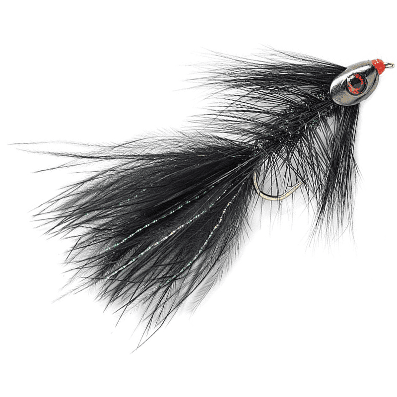 Woolly bugger Skull head noir MF250