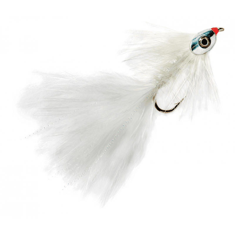 Woolly bugger Skull head blanc MF240