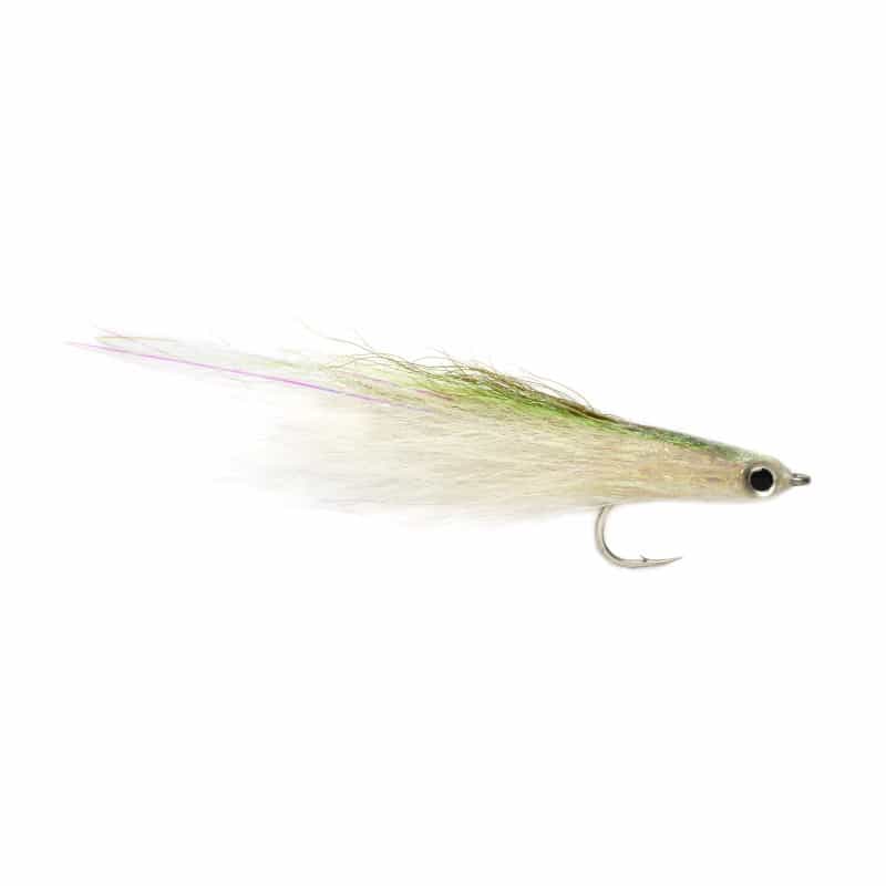 Streamer Daz's Sandeel olive et blanc