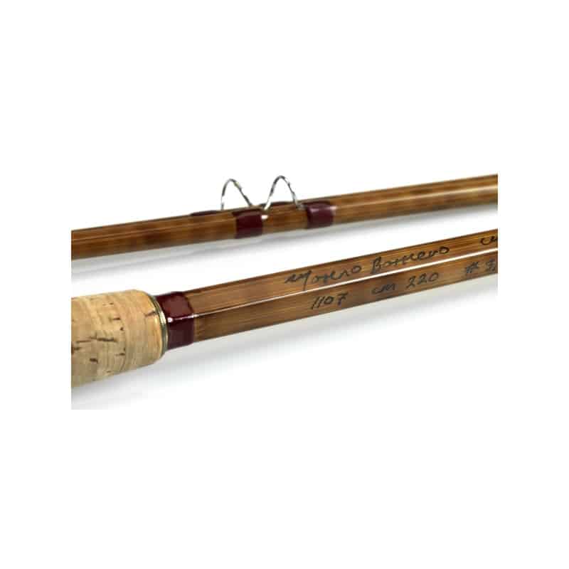 Canne à mouche en bambou MB Rods 2 brins pour la pêche de la truite à la mouche